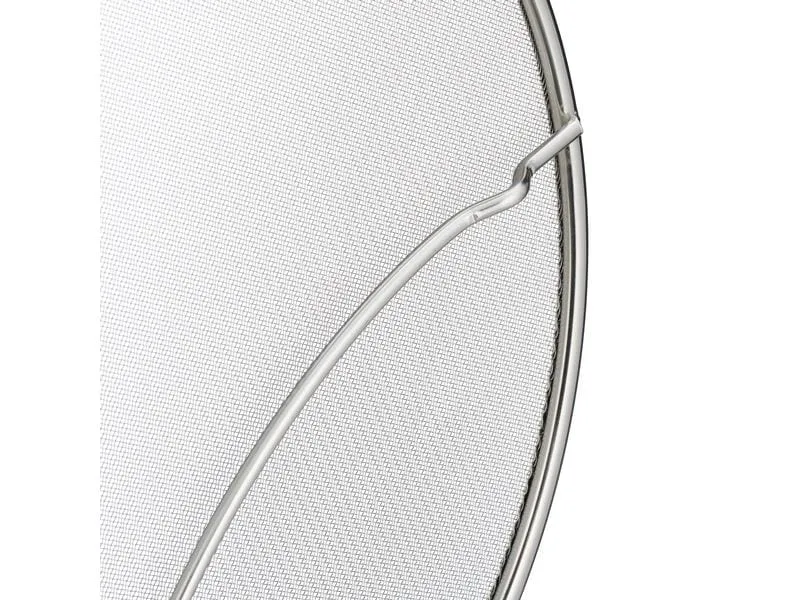 relaxdays Spritzschutzdeckel für Pfannen 33 cm, Edelstahl relaxdays Spritzschutzdeckel für Pfannen 33 cm, Edelstahl