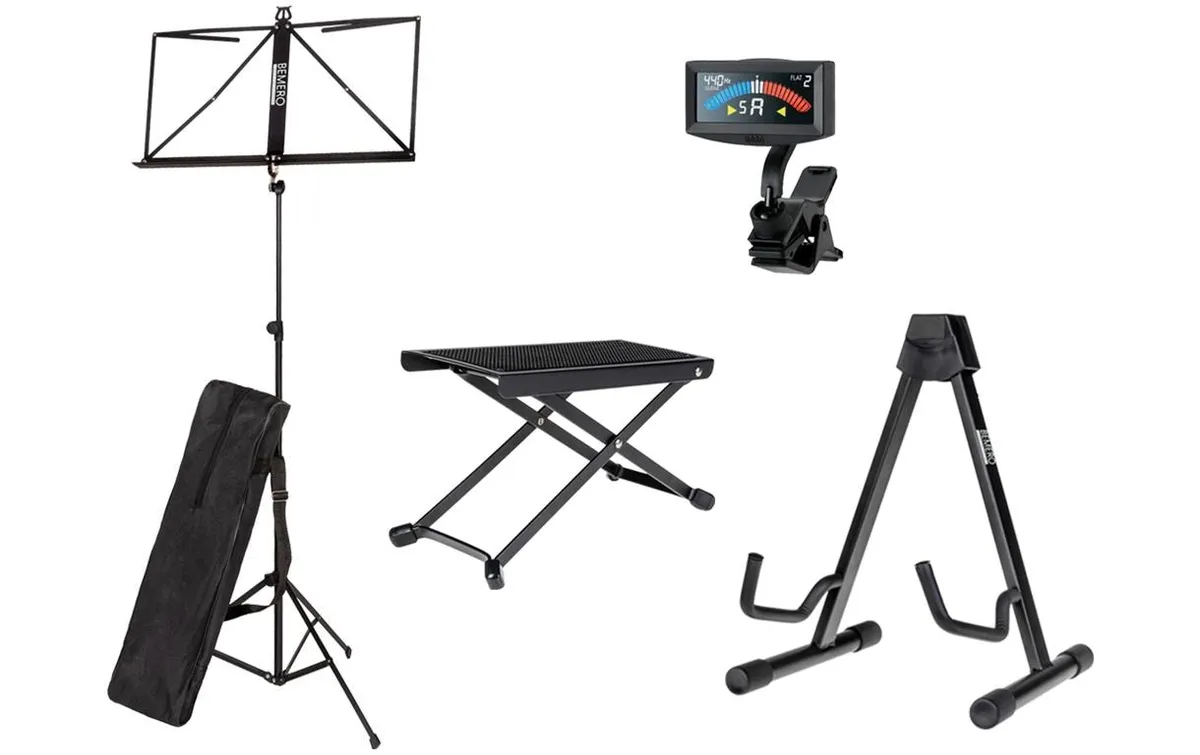 Bemero A-Gitarren-Ständer GS-8061BK Set Bemero A-Gitarren-Ständer GS-8061BK Set
