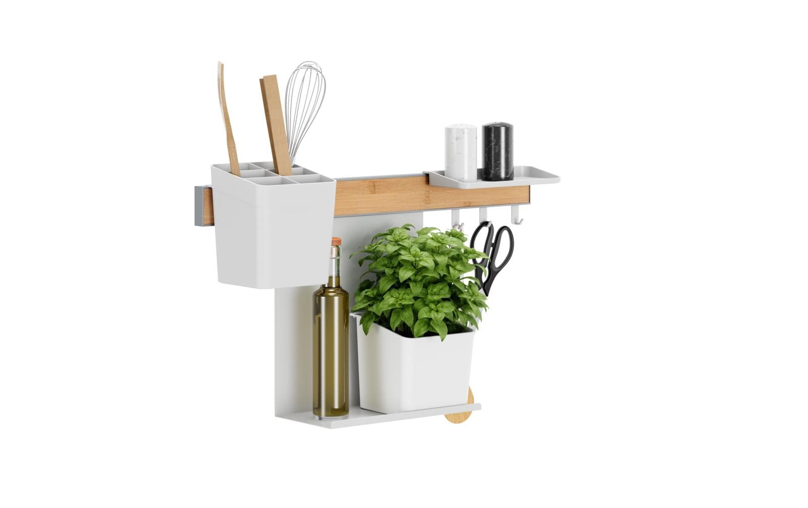 tesa Kombi Set M Bambus/Weiss