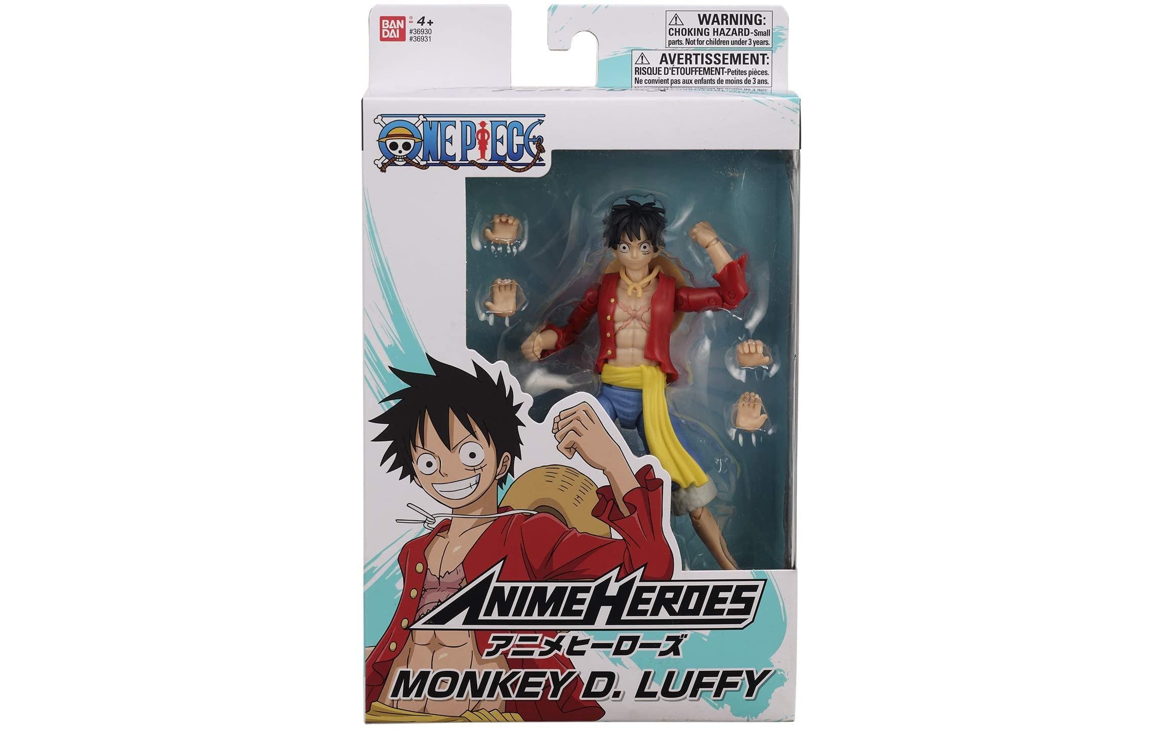 BANDAI Figur Anime Heroes: One Piece – Monkey D. Luffy