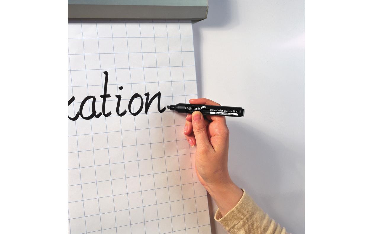 Legamaster Flipchart-Marker TZ 41 Schwarz, 1 Stück