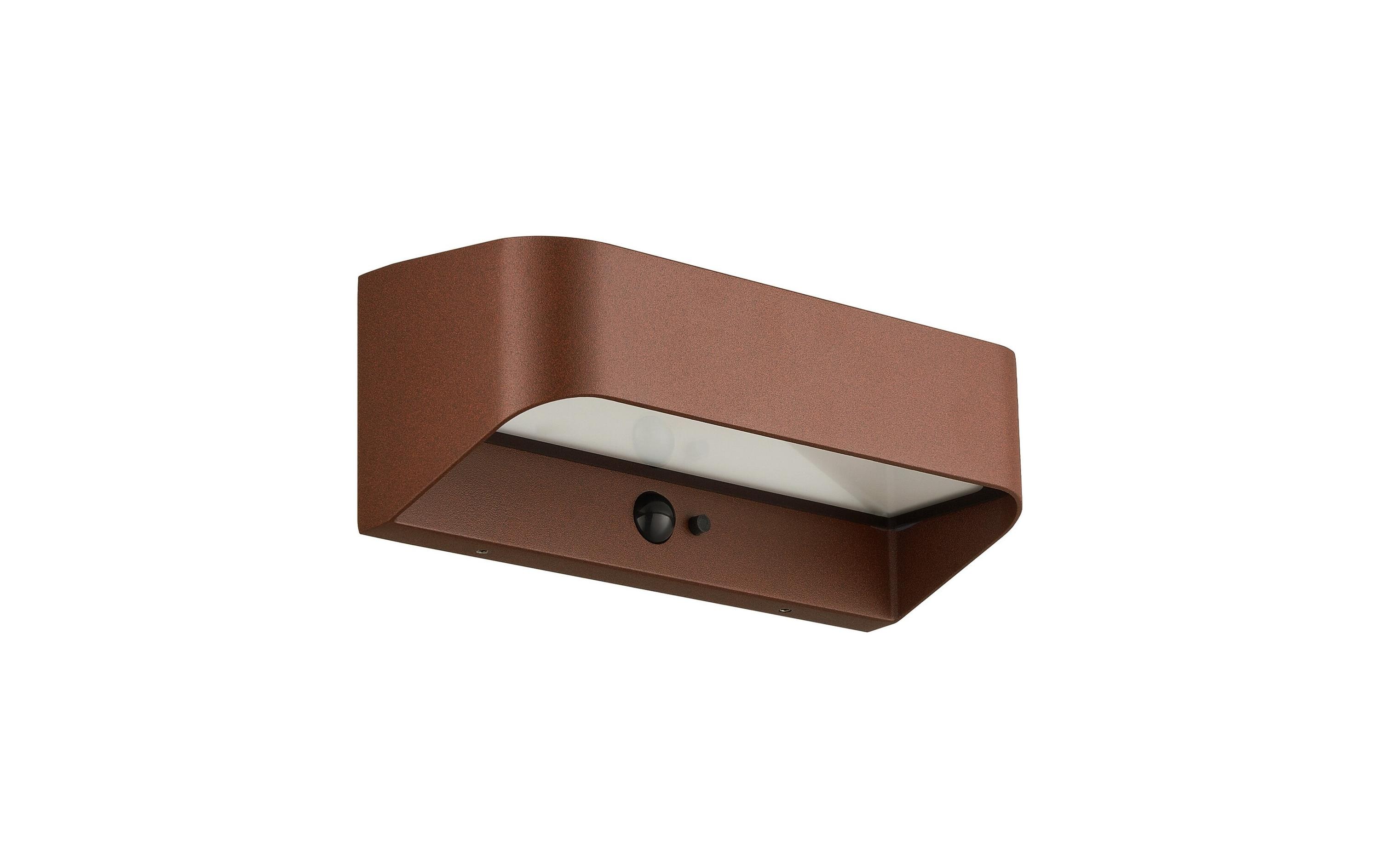 Nordlux Wandleuchte Marcellio 5W, LED, IP54, braun