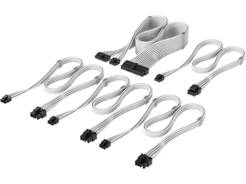 Corsair Elite Premium Ind.Sleeved PSU Cables T5 Starter Kit 75 cm Corsair Elite Premium Ind.Sleeved PSU Cables T5 Starter Kit 75 cm