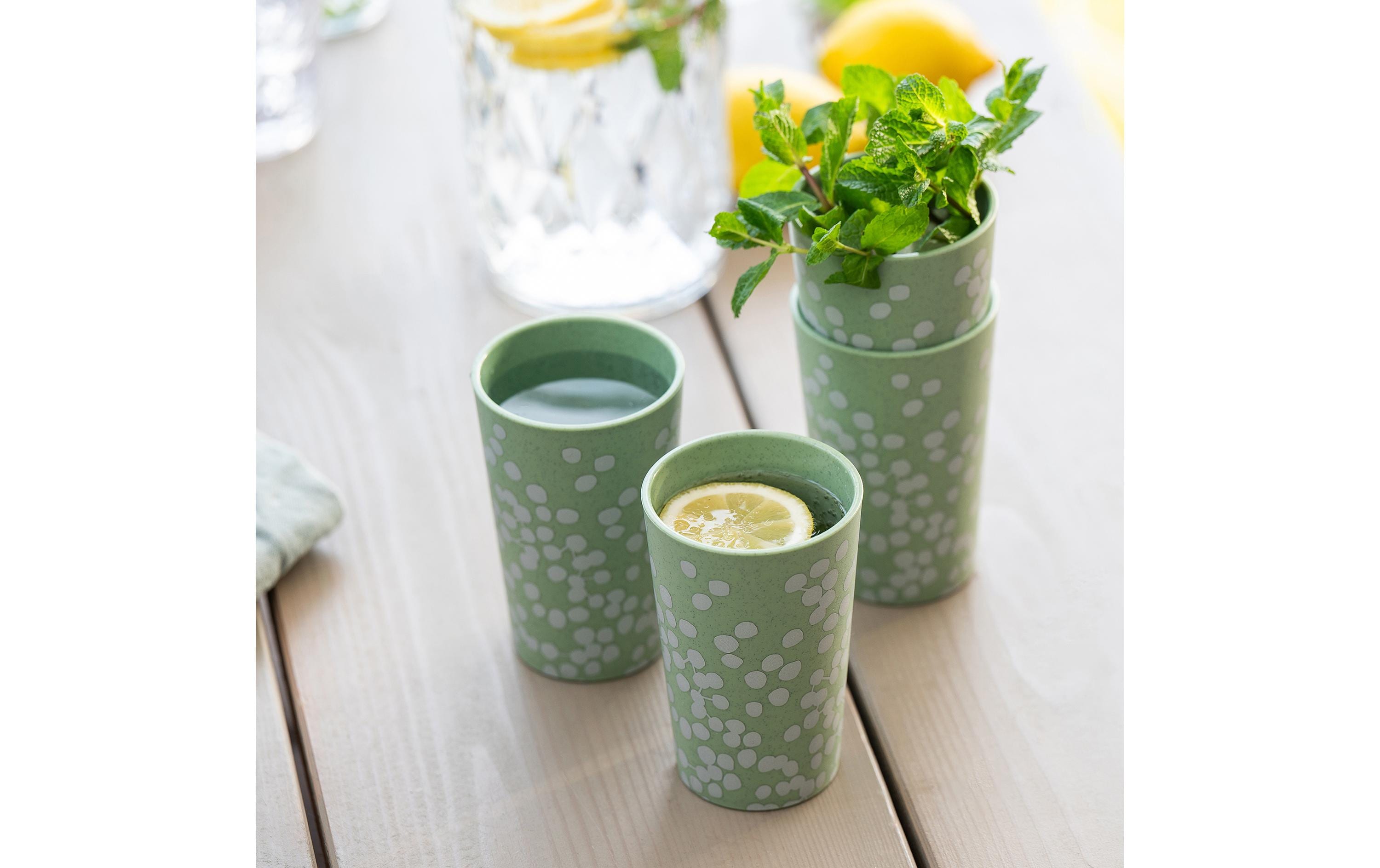 Koziol Wasserbecher Blomster Dot 350 ml, Grün Koziol Wasserbecher Blomster Dot 350 ml, Grün