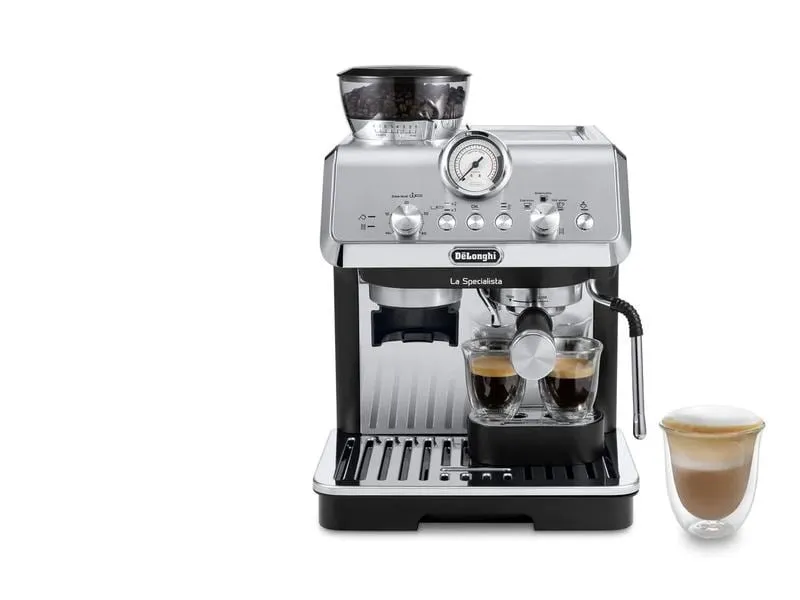 De'Longhi Siebträgermaschine EC9155.MB La Specialista Arte Silber De'Longhi Siebträgermaschine EC9155.MB La Specialista Arte Silber