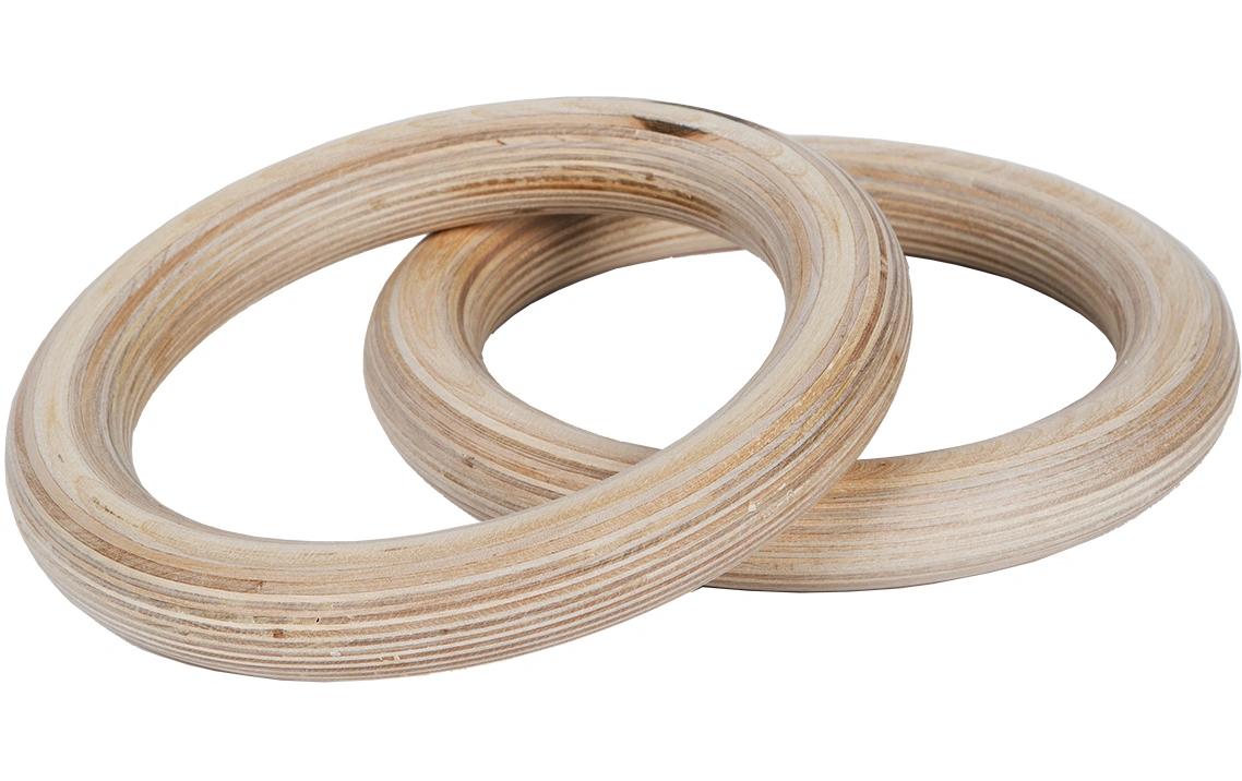 Fitcom Turnringe aus Holz inkl. Gurte