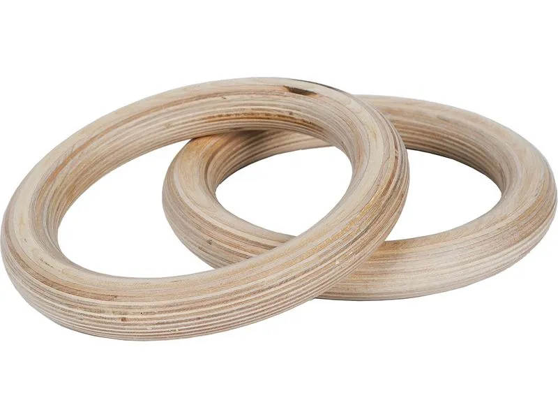 Fitcom Turnringe aus Holz inkl. Gurte