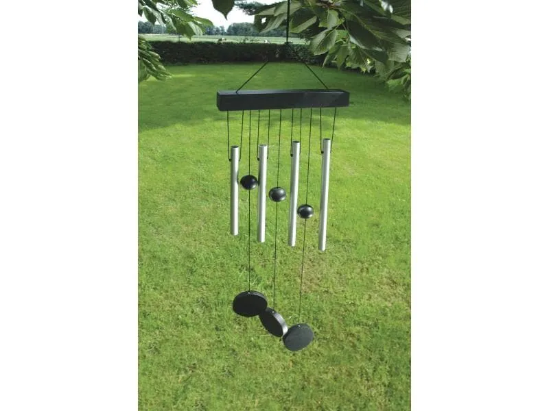 Esschert Design Windspiel mit 4 Aluminiumröhrchen Esschert Design Windspiel mit 4 Aluminiumröhrchen