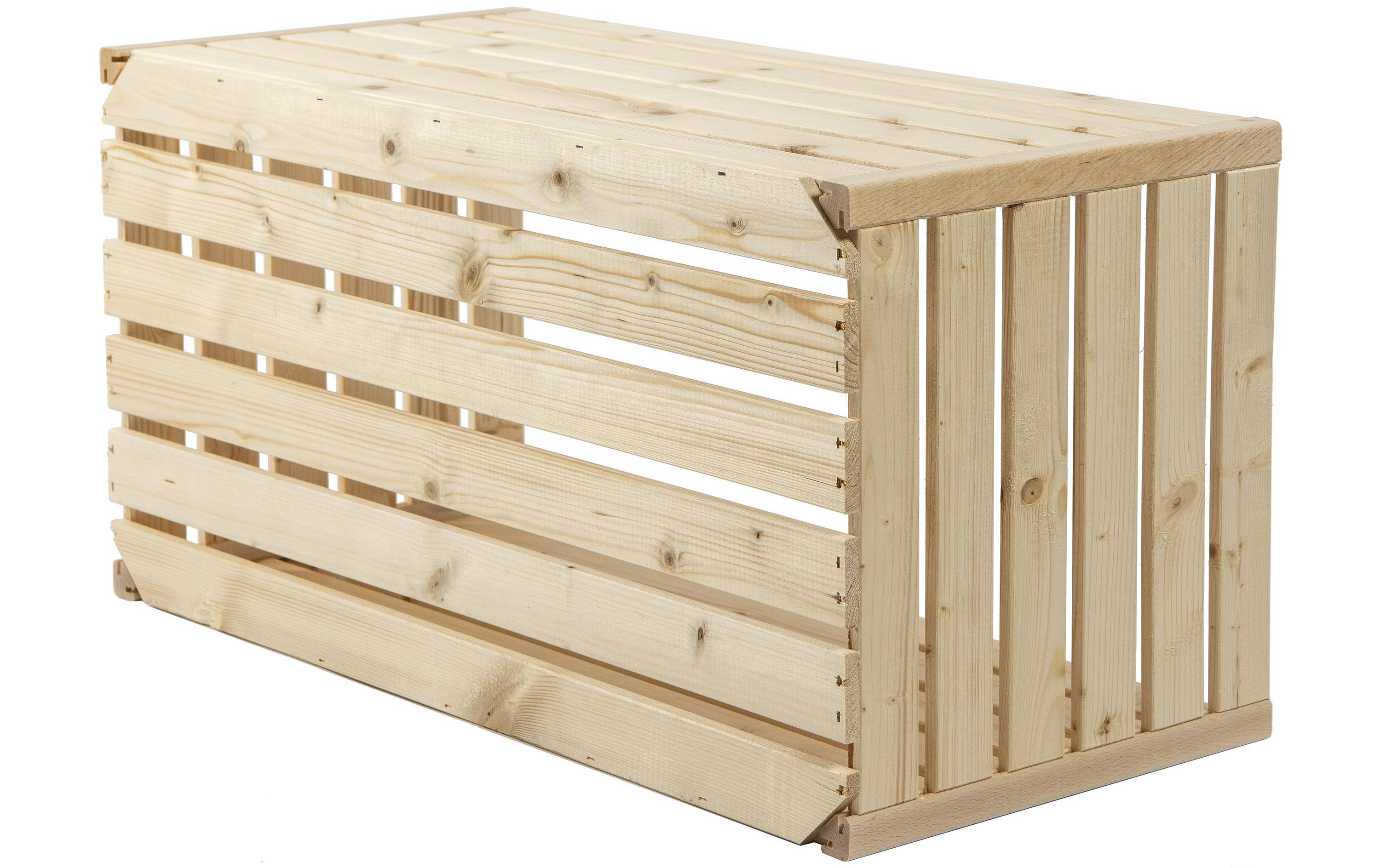 Holz Zollhaus Holzharasse A 70 x 35 cm schweizer Holz