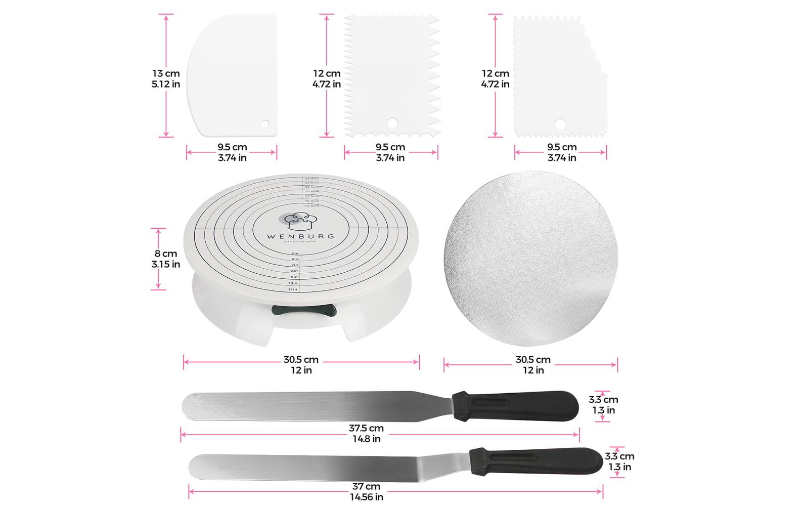 Wenburg Tortendeko-Set – Kuchenständer