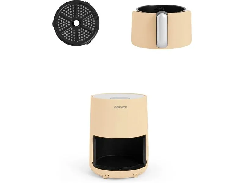 Create Heissluft-Fritteuse Air Fryer Sand 1.5 l Create Heissluft-Fritteuse Air Fryer Sand 1.5 l