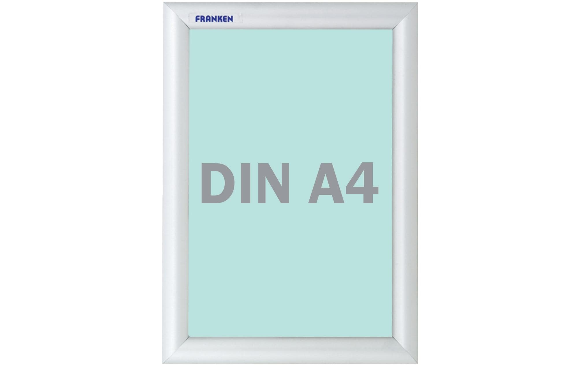 Franken Präsentationsrahmen Security Feuerfest 25 mm, A4 Silber Franken Präsentationsrahmen Security Feuerfest 25 mm, A4 Silber