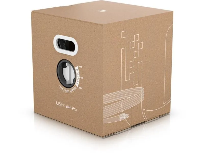 Ubiquiti Verlegekabel UISP-CABLE-PRO Cat 5e, FTP, 305 m, Schwarz