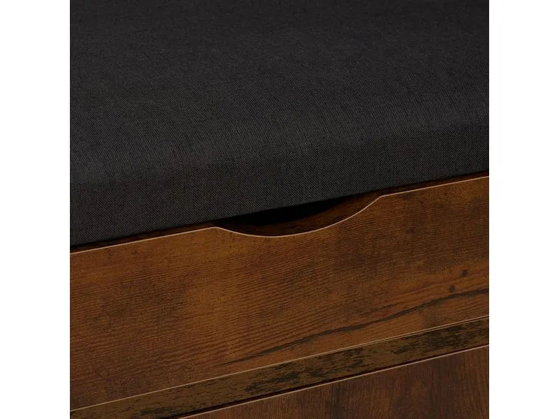 relaxdays Schuhbank mit Sitzfläche, 100 x 49.5 cm, Braun relaxdays Schuhbank mit Sitzfläche, 100 x 49.5 cm, Braun
