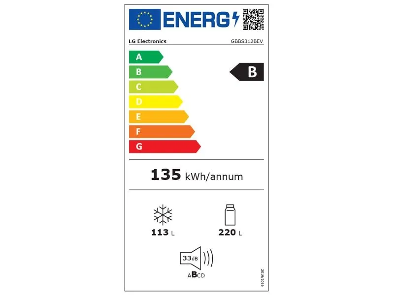 LG Einbau-Kühl-Gefrierkombination GBBS312BEV Schwarz, Rechts LG Einbau-Kühl-Gefrierkombination GBBS312BEV Schwarz, Rechts