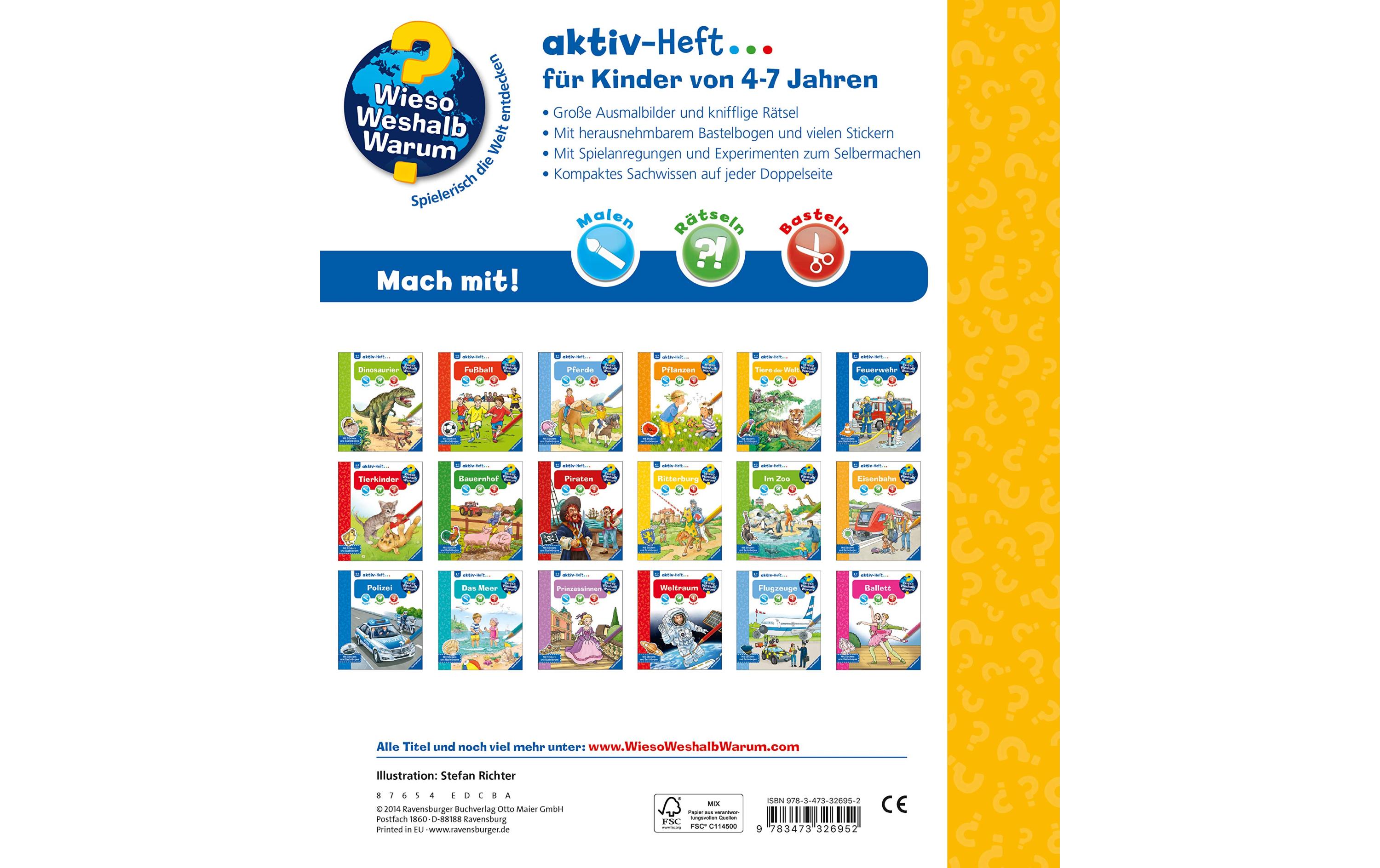 Ravensburger Kinder-Sachbuch WWW Aktiv-Heft Tiere der Welt Ravensburger Kinder-Sachbuch WWW Aktiv-Heft Tiere der Welt