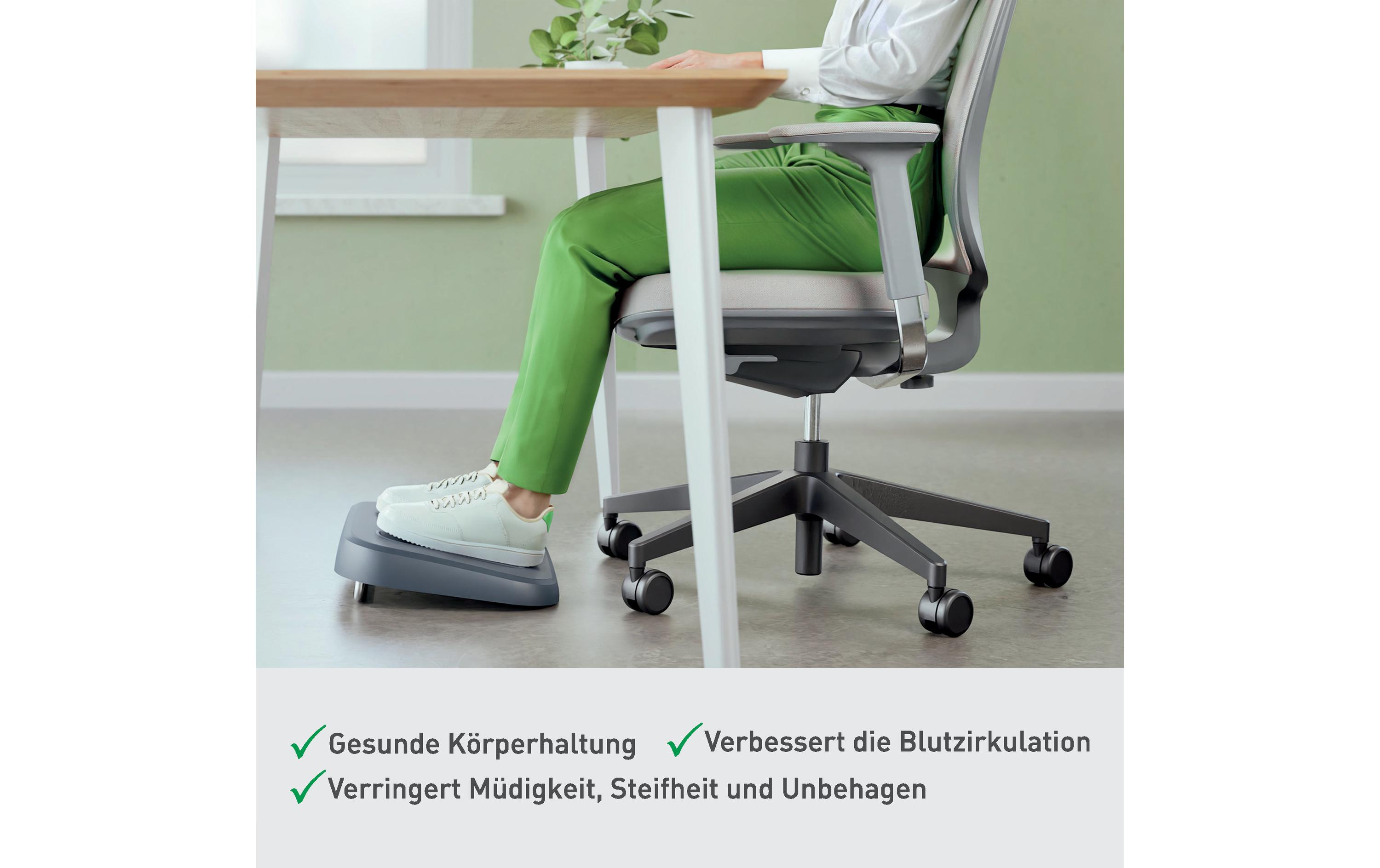 Leitz Fussstütze Ergo Grau Leitz Fussstütze Ergo Grau