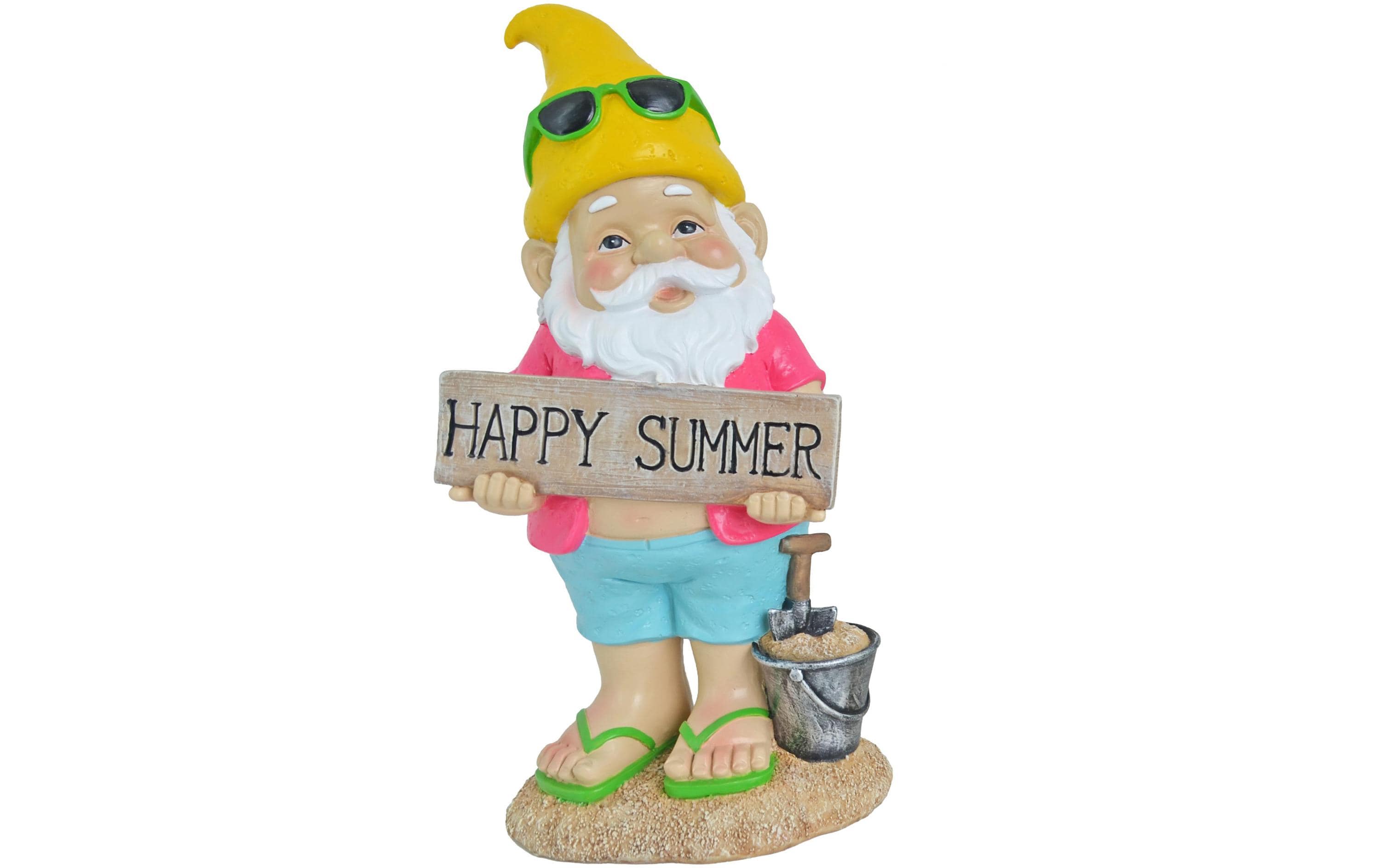 Dameco Dekofigur Gartenzwerg Beach Summer