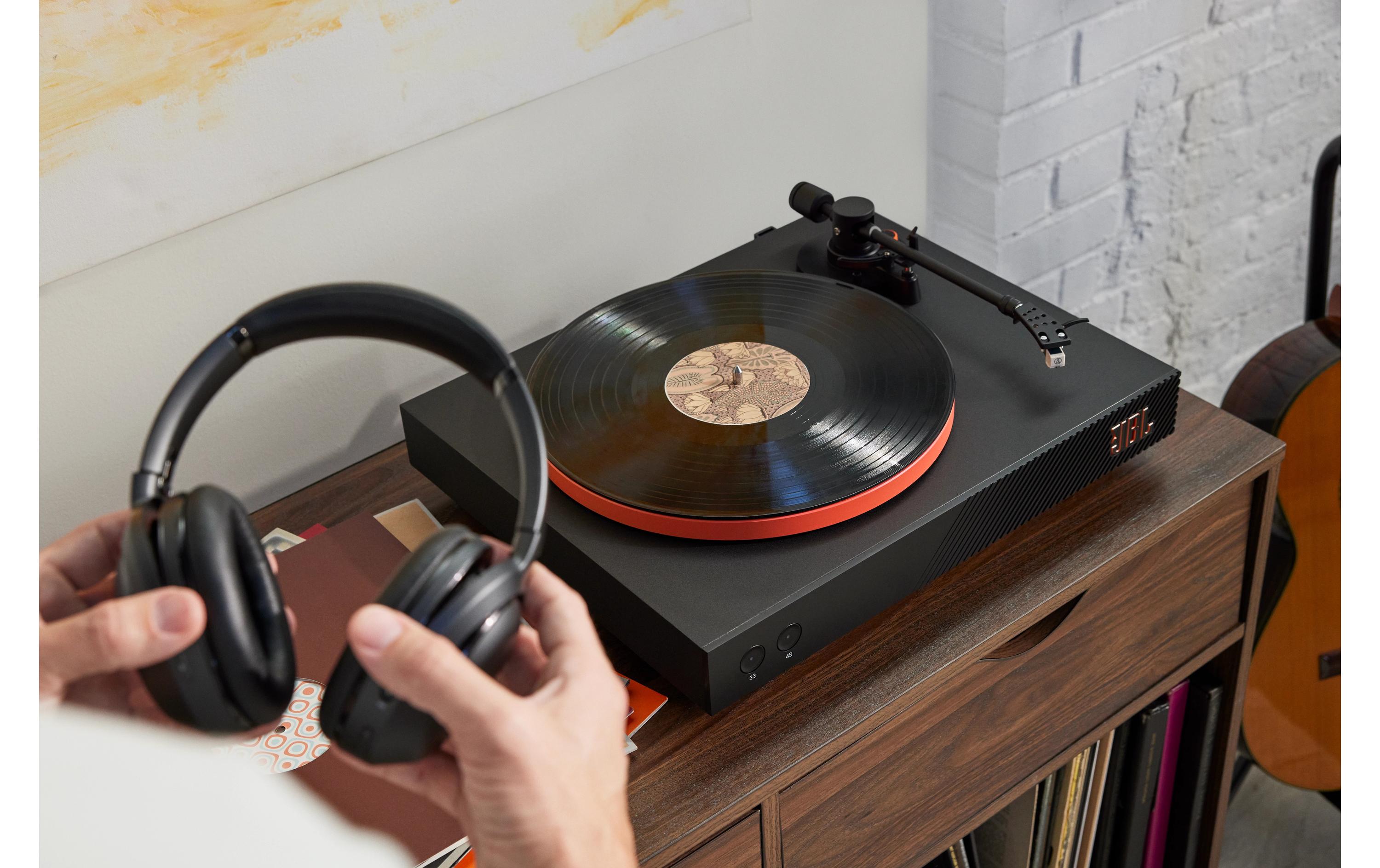 JBL Plattenspieler mit Bluetooth Spinner BT Orange/Schwarz