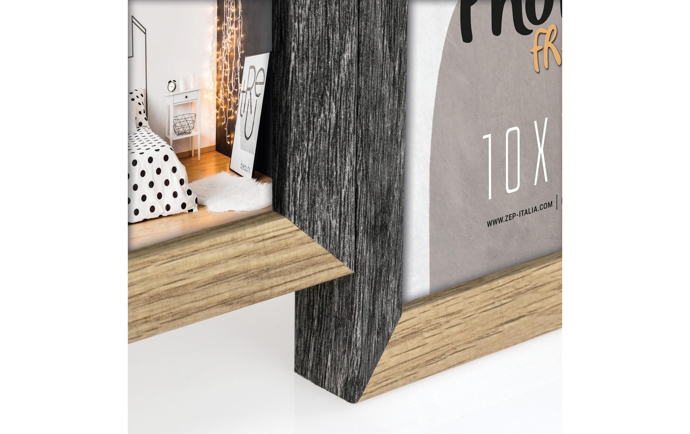 Zep Bilderrahmen Vercelli Braun/Schwarz, 10 x 15 cm