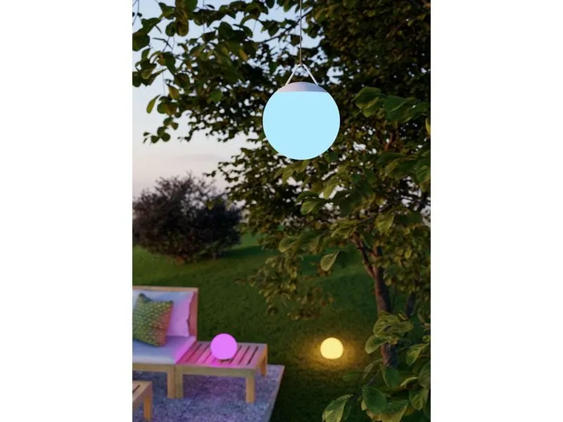 EGLO Leuchten Gartenlicht Akku POGGIOBELLO Erdspiess LED EGLO Leuchten Gartenlicht Akku POGGIOBELLO Erdspiess LED