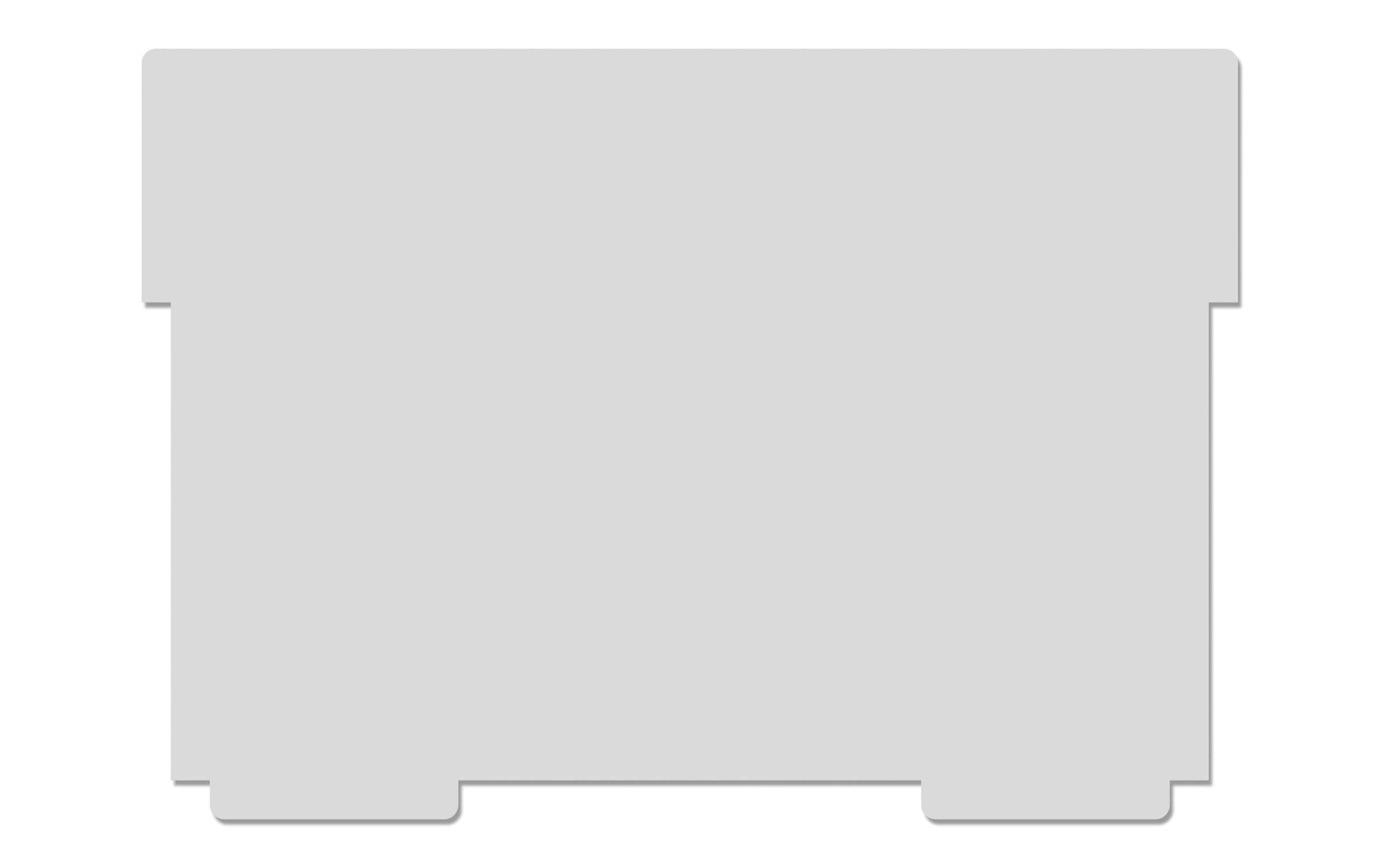 Styro Karteibox Schwenkplatten A5 quer, Grau, 2 Stück Styro Karteibox Schwenkplatten A5 quer, Grau, 2 Stück