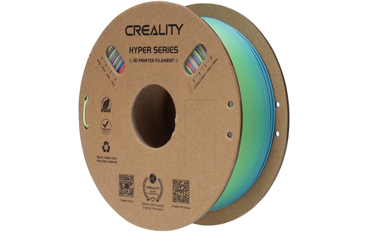 Creality Filament PLA Hyper, Regenbogen, 1.75 mm, 1 kg