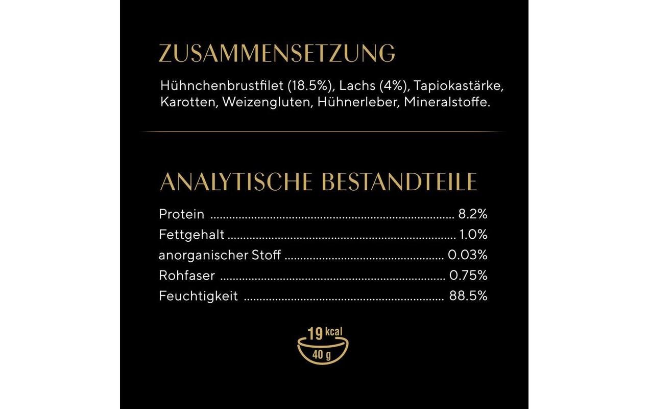 Sheba Nassfutter Classic Soup mit Salmon, 4 x 40g