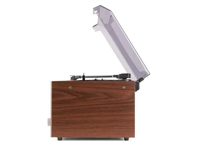 Audizio Plattenspieler mit Bluetooth Frisco Braun/Grau Audizio Plattenspieler mit Bluetooth Frisco Braun/Grau