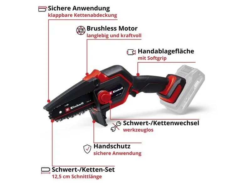 Einhell Akku-Kettensäge GE-PS 18/15 Li BL-Solo Einhell Akku-Kettensäge GE-PS 18/15 Li BL-Solo