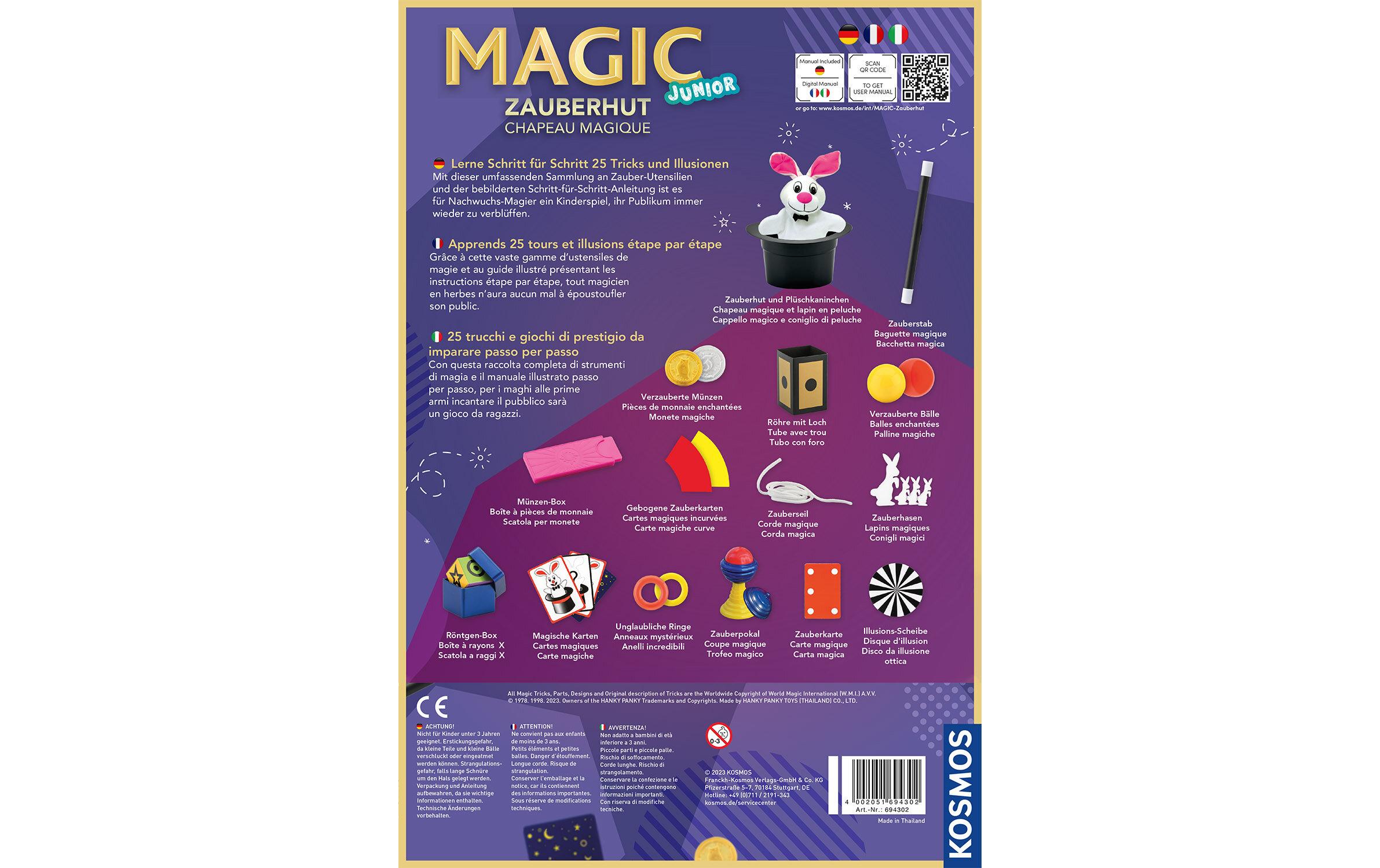 Kosmos Zauberhut DE/FR/IT