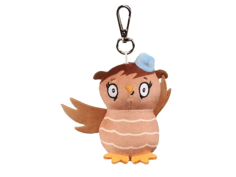 Bauer Schlüsselanhänger Eule mit der Beule hellbraun, 10 cm Bauer Schlüsselanhänger Eule mit der Beule hellbraun, 10 cm