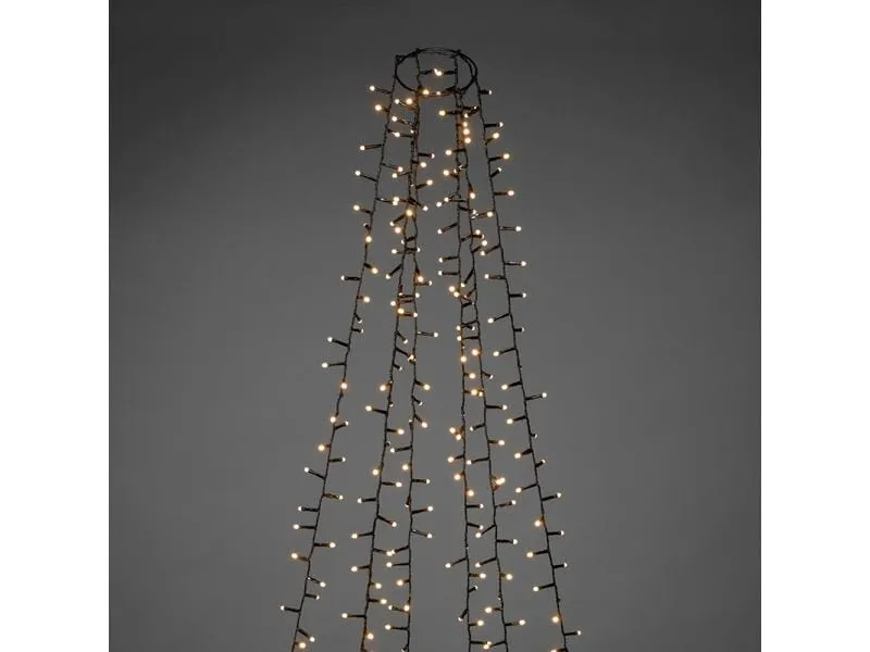 Konstsmide LED Baummantel mit Ring 6 Stränge, 660 Lampen