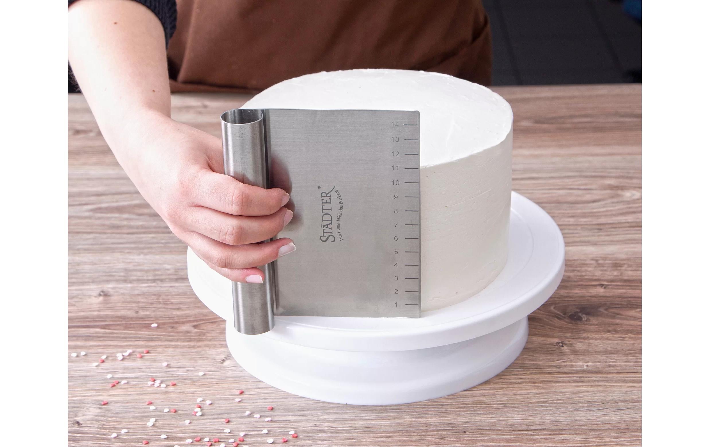 Städter Teigkarte Profi Silber, 15 x 12 cm