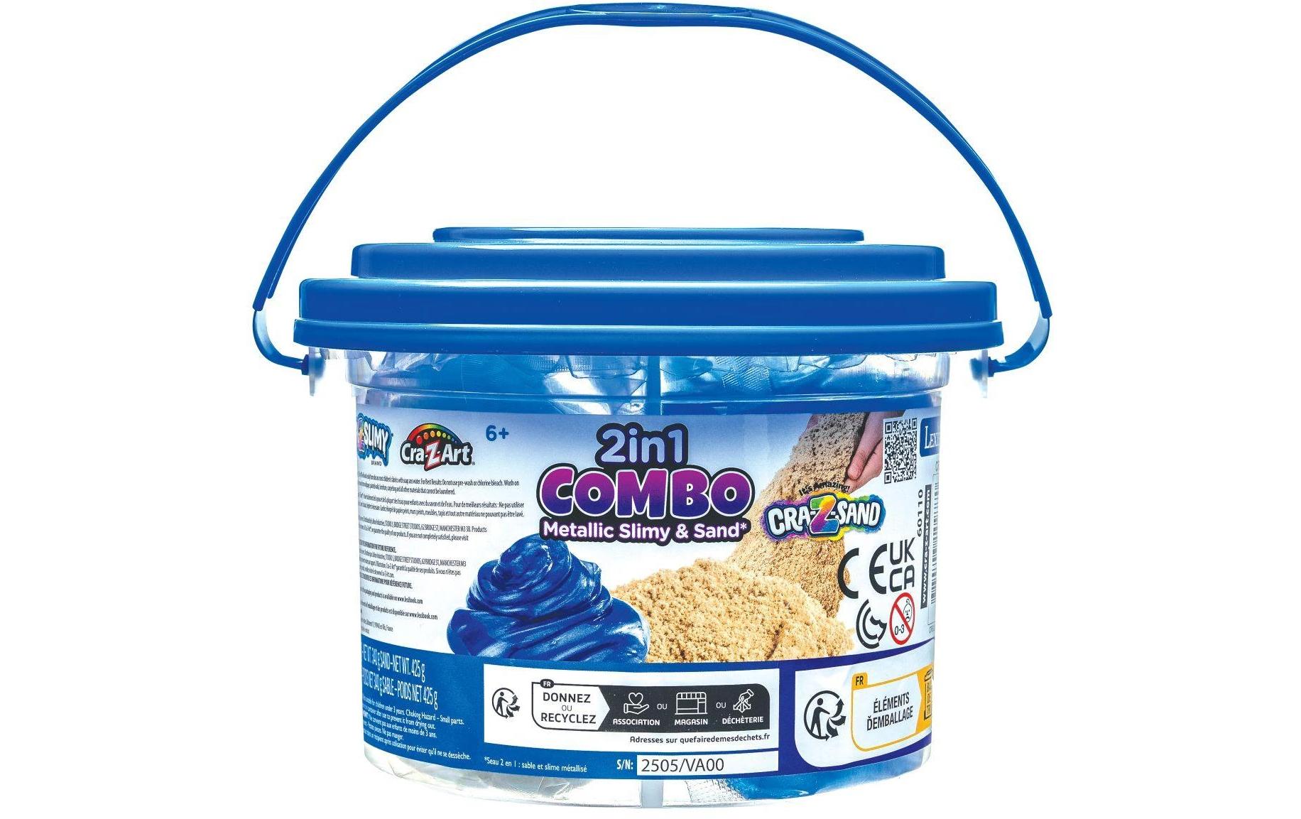 Cra-Z-Art Kreativset Cra-Z-Slimy Combo Eimer 2in1 Blau
