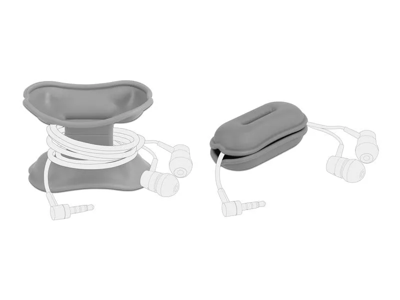 Delock Kabelaufwickler oval, 3-Set 68 x 32 x 27 mm Delock Kabelaufwickler oval, 3-Set 68 x 32 x 27 mm