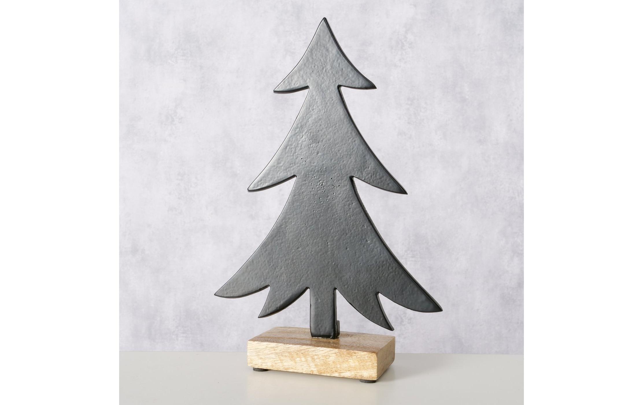 Boltze Aufsteller Baum Blirf Mangoholz/Metall, 19 x 27 cm