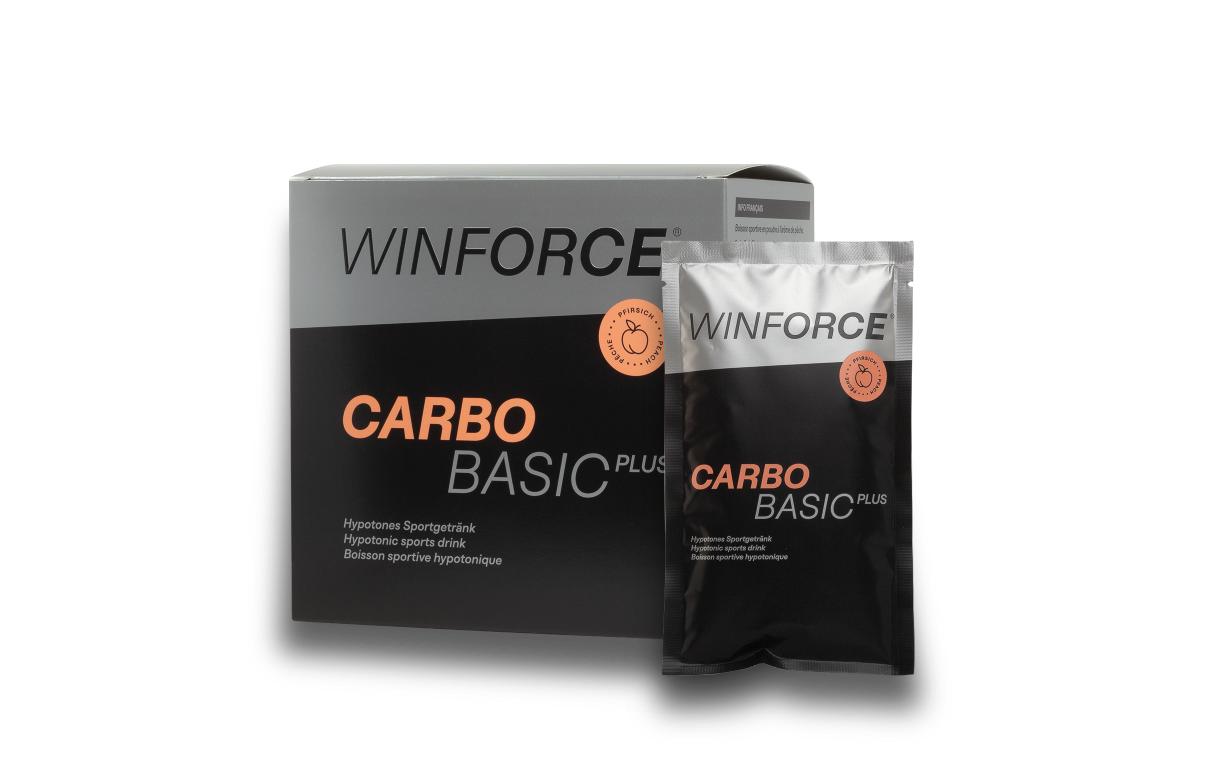 WINFORCE Pulver Carbo Basic Plus Pfirsich, 10 Stück