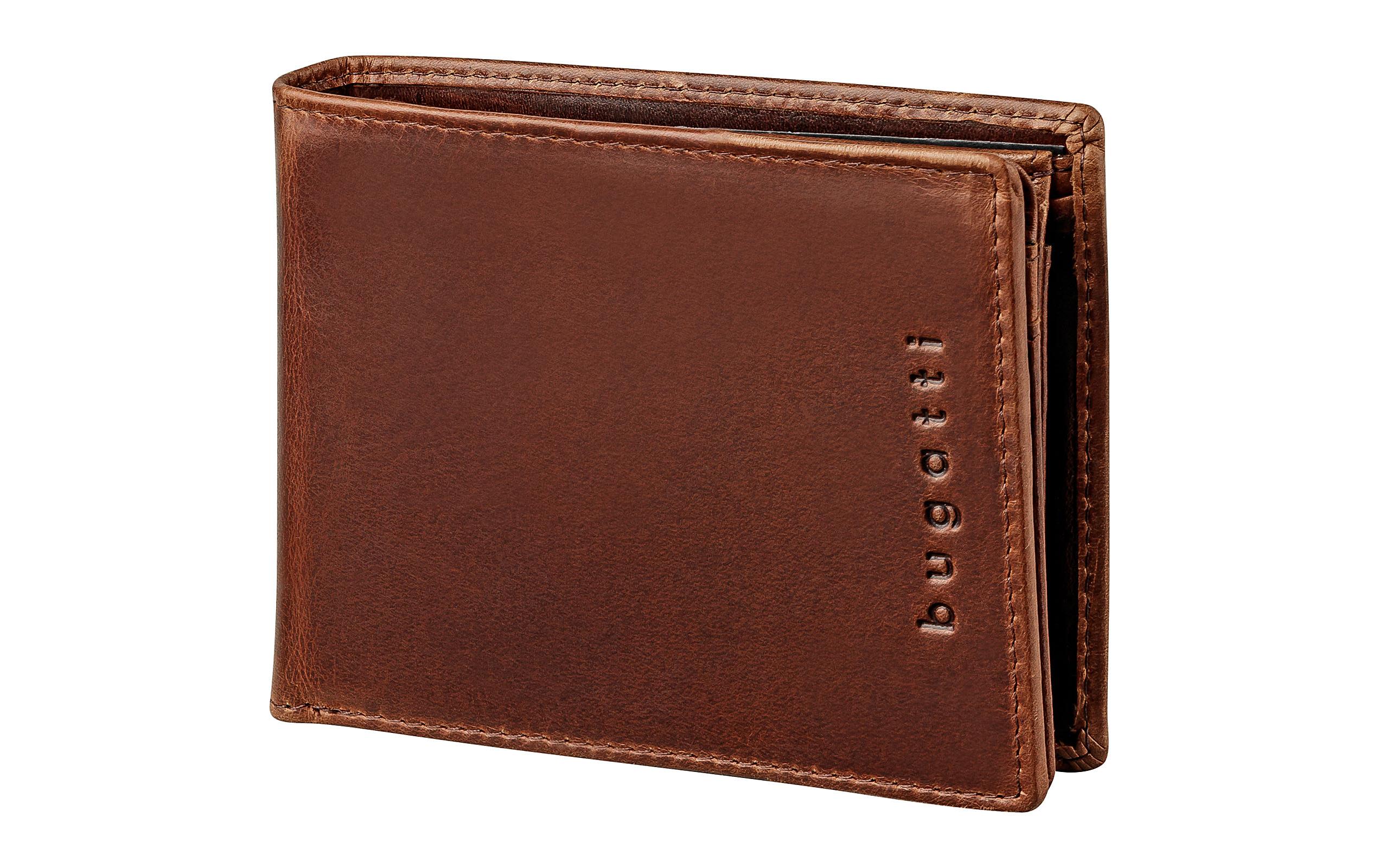 Bugatti Portemonnaie Romano Dunkelbraun