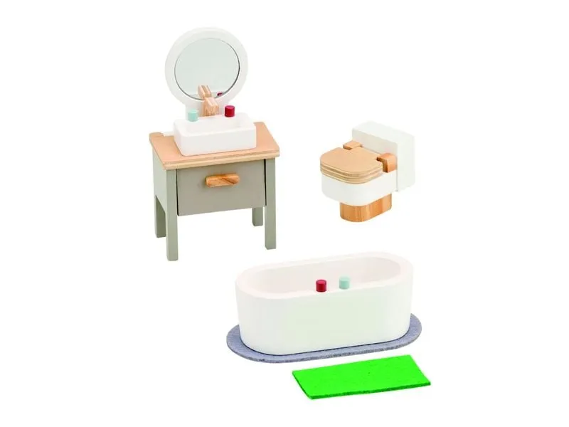 Spielba Holzspielwaren Puppenhausmöbel Badezimmer Spielba Holzspielwaren Puppenhausmöbel Badezimmer