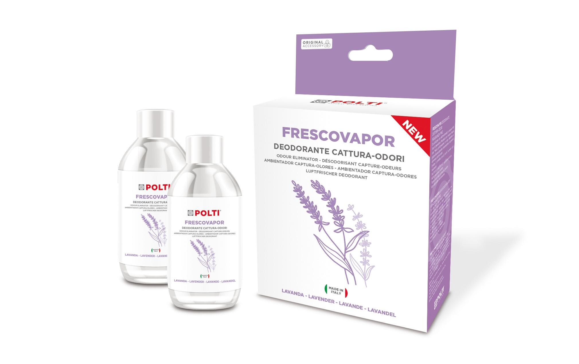 Polti Geruchsneutralisierung für Dampfbesen Lavendel, 2 x 200 ml