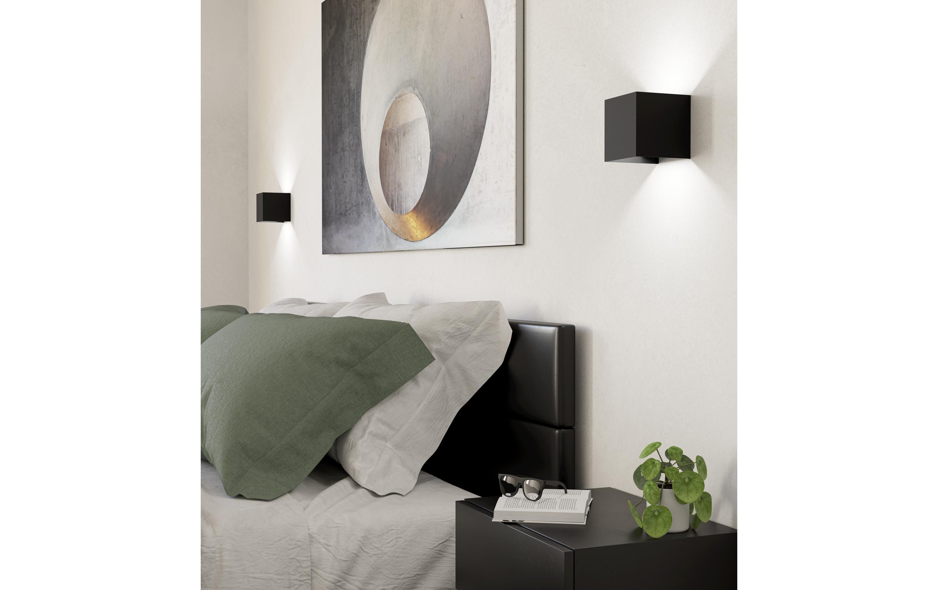 EGLO Leuchten Wand-/Deckenleuchte VALMONTONE Schwarz LED 2 x 1.5W 3000K EGLO Leuchten Wand-/Deckenleuchte VALMONTONE Schwarz LED 2 x 1.5W 3000K