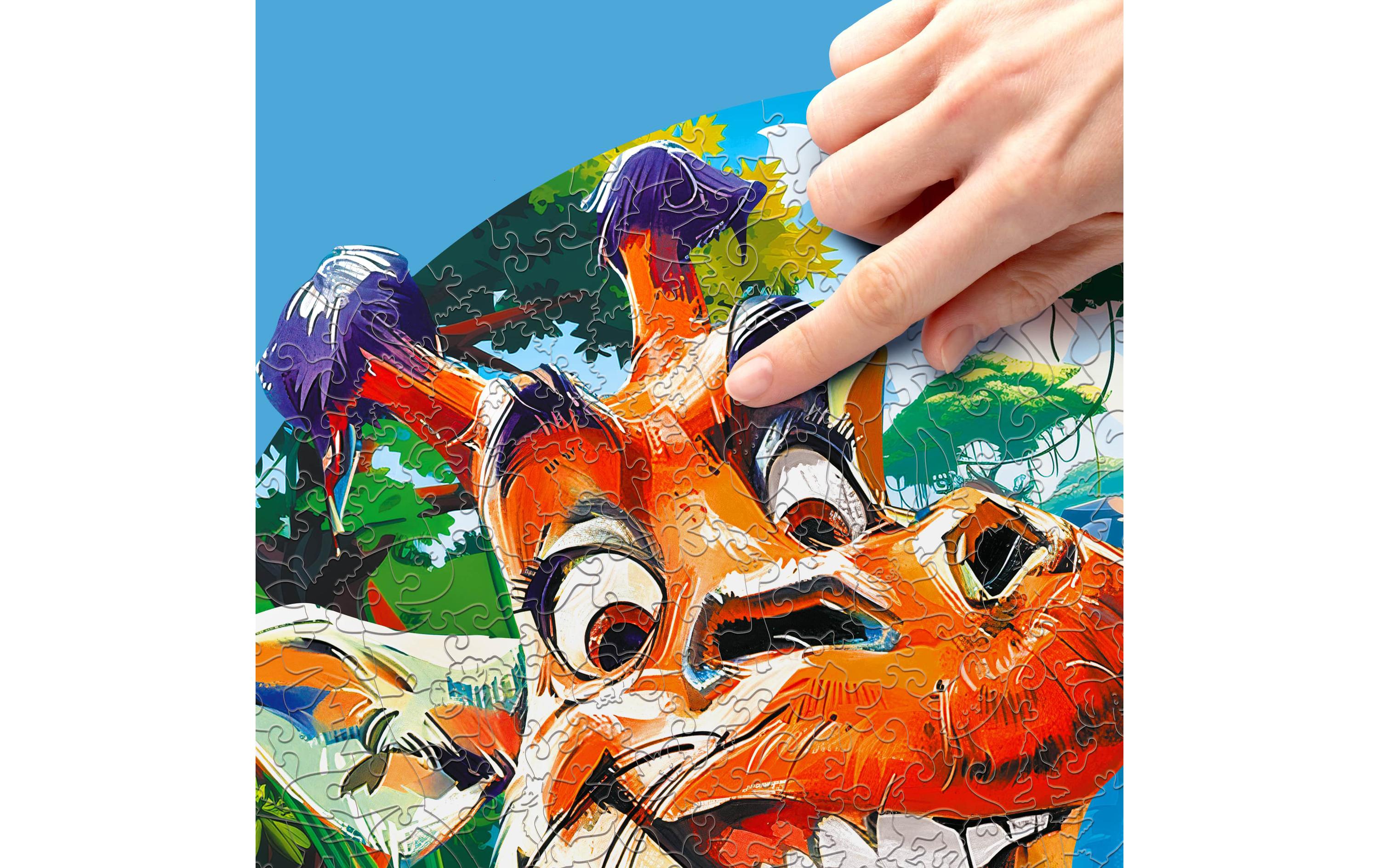 Escape Welt Holz-Puzzle Giraffe