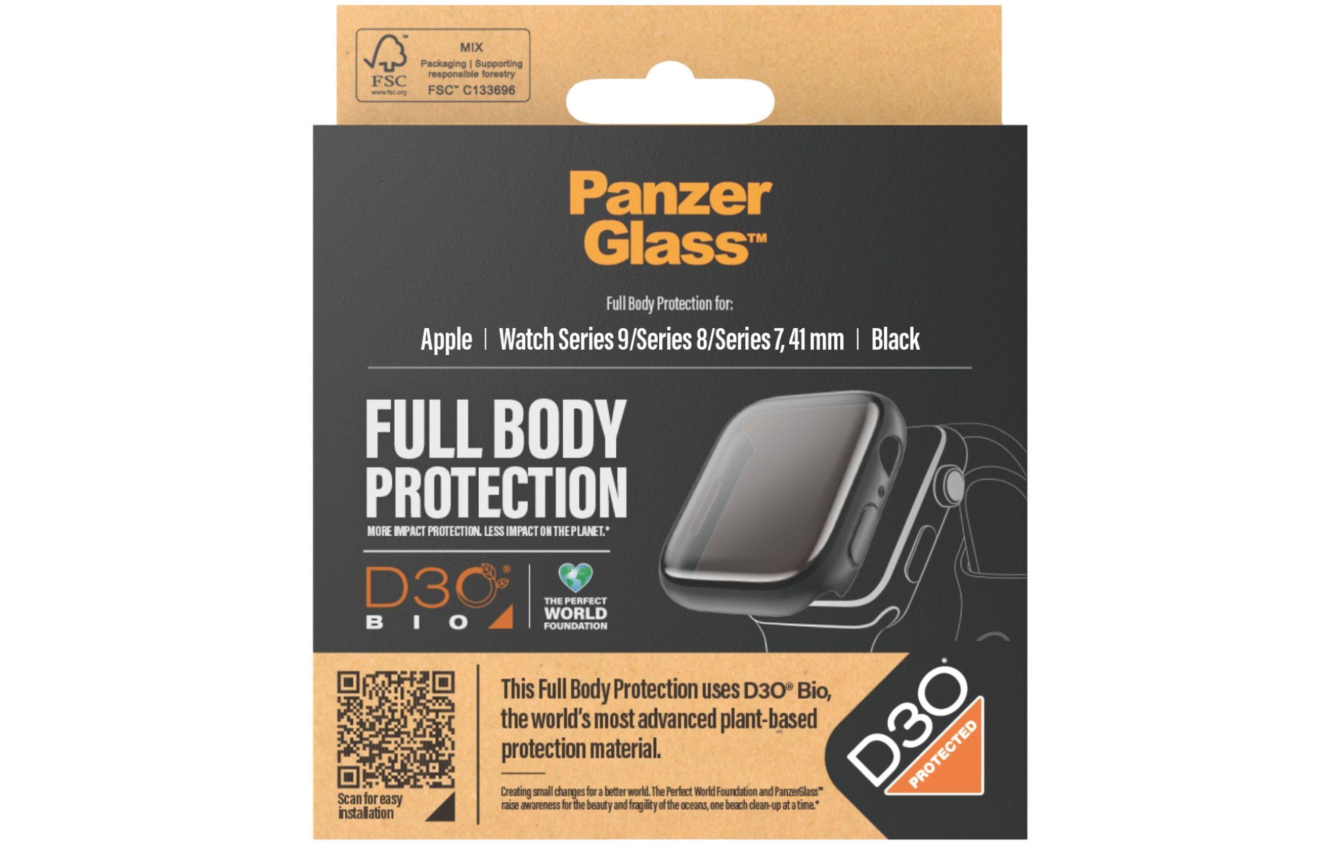 Panzerglass Full Body Apple Watch 2023 Series 9 41 mm Schwarz Panzerglass Full Body Apple Watch 2023 Series 9 41 mm Schwarz