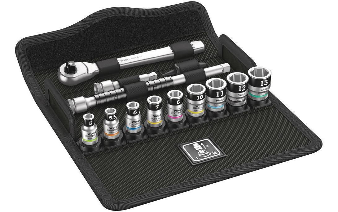 Wera Ratsche 8100 SA 12 HF 1/4 Zyklop Metal