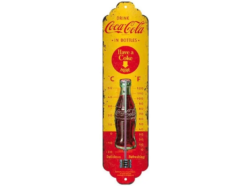 Nostalgic Art Thermometer Coca-Cola 6.5 x 28 cm Nostalgic Art Thermometer Coca-Cola 6.5 x 28 cm