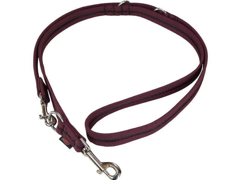 Grossenbacher Hundeleine 180 cm, 25 mm, Schwarz/Bordeaux Grossenbacher Hundeleine 180 cm, 25 mm, Schwarz/Bordeaux