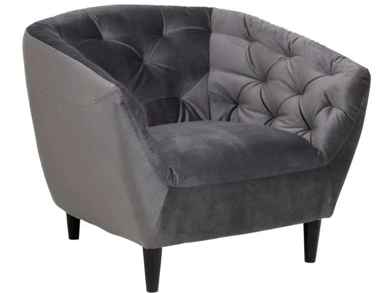 AC Design Sessel Ria Dunkelgrau, 97 x 84 x 78 cm AC Design Sessel Ria Dunkelgrau, 97 x 84 x 78 cm