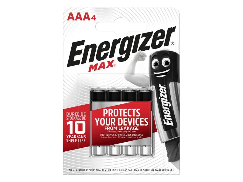 Energizer Batterie MAX AAA / LR03 4 Stück Energizer Batterie MAX AAA / LR03 4 Stück