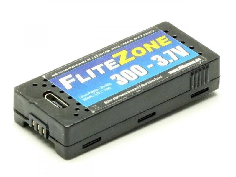 FliteZone RC-Akku LiPo 300 mAh 3.7 V Proton 2 / Hughes 300